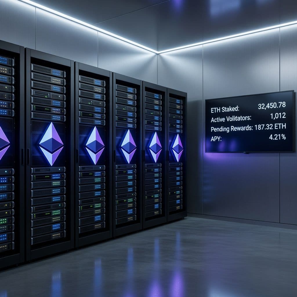 Ethereum Foundation Stakes 70,000 ETH from Its Treasury