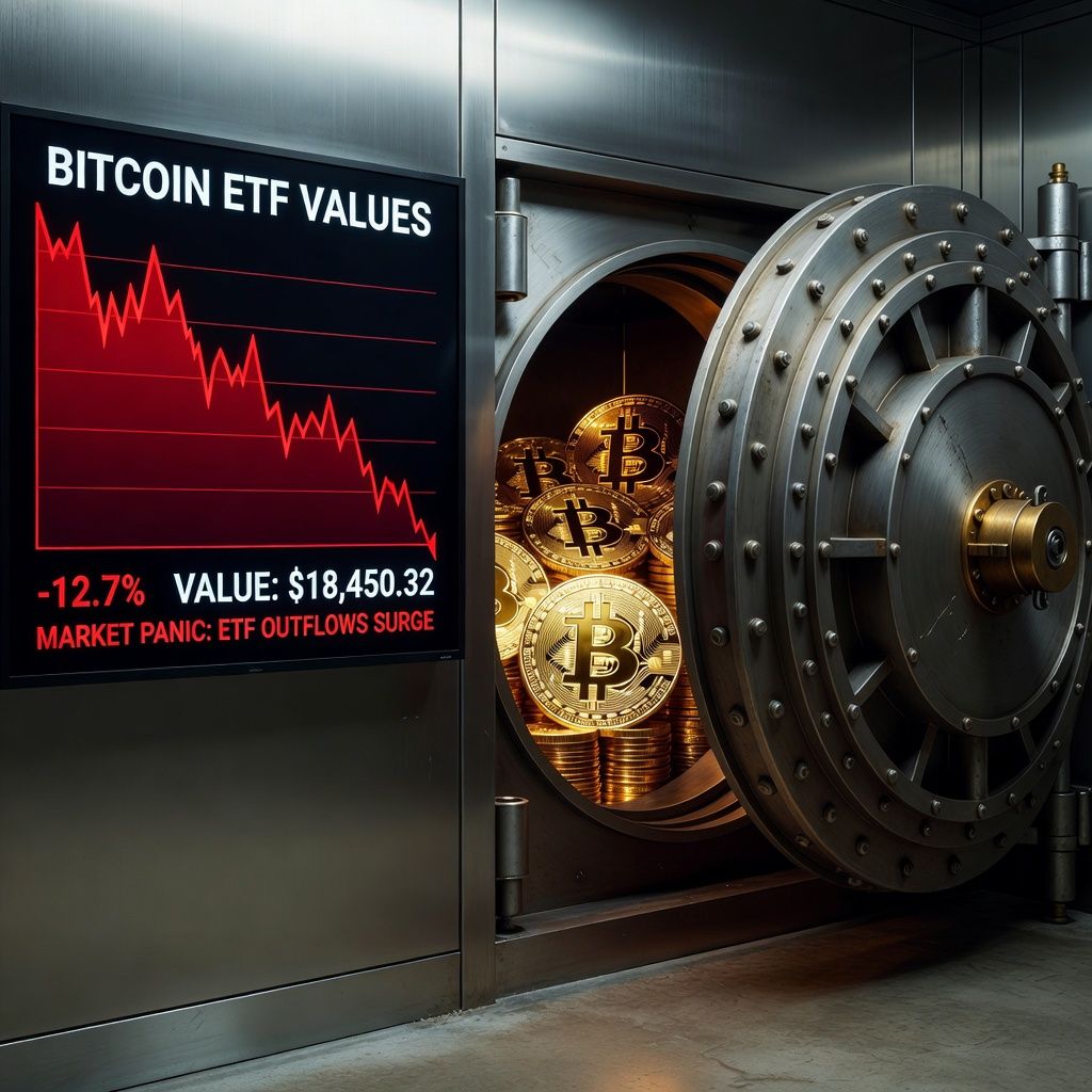 Bitcoin ETFs See $649M Outflows in Single Day