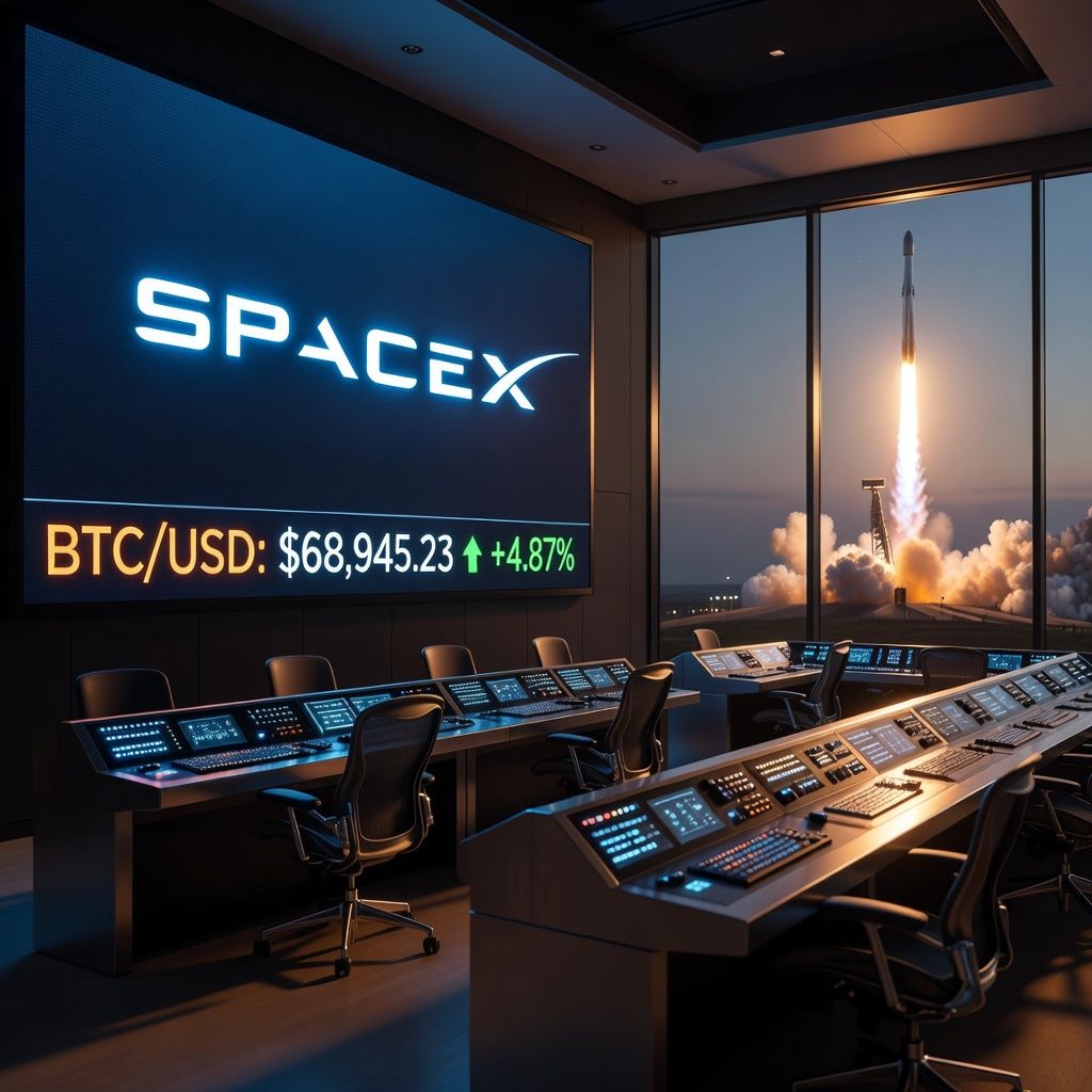 SpaceX Holds $1.45 Billion in Bitcoin as IPO Looms