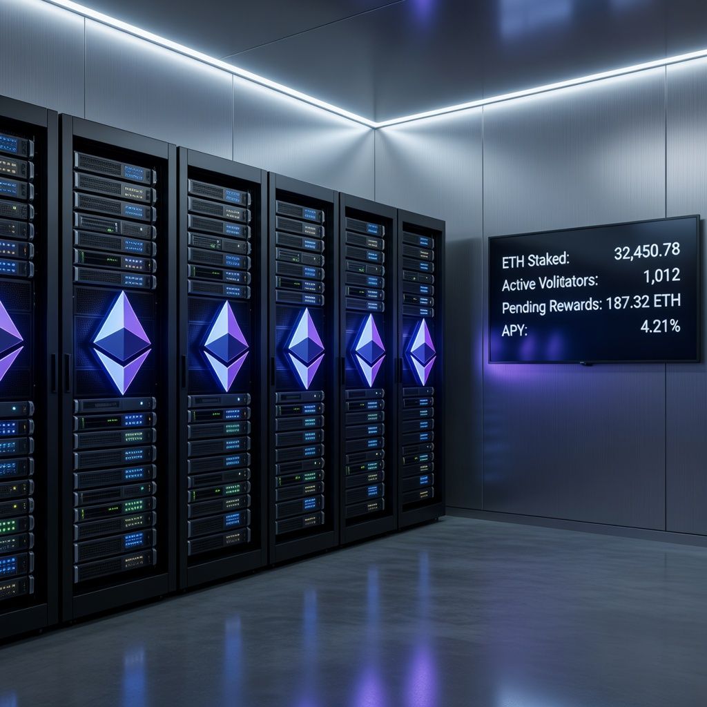 Ethereum Foundation Stakes 70,000 ETH from Its Treasury