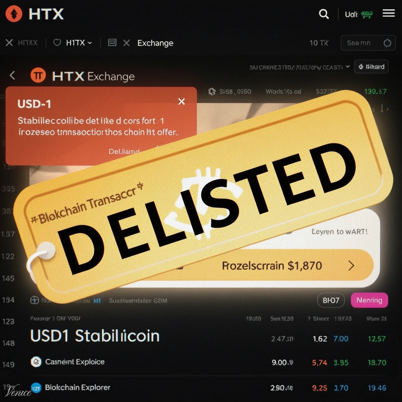 HTX to Delist Trump-Linked USD1 After World Liberty Financial Froze Exchange Addresses