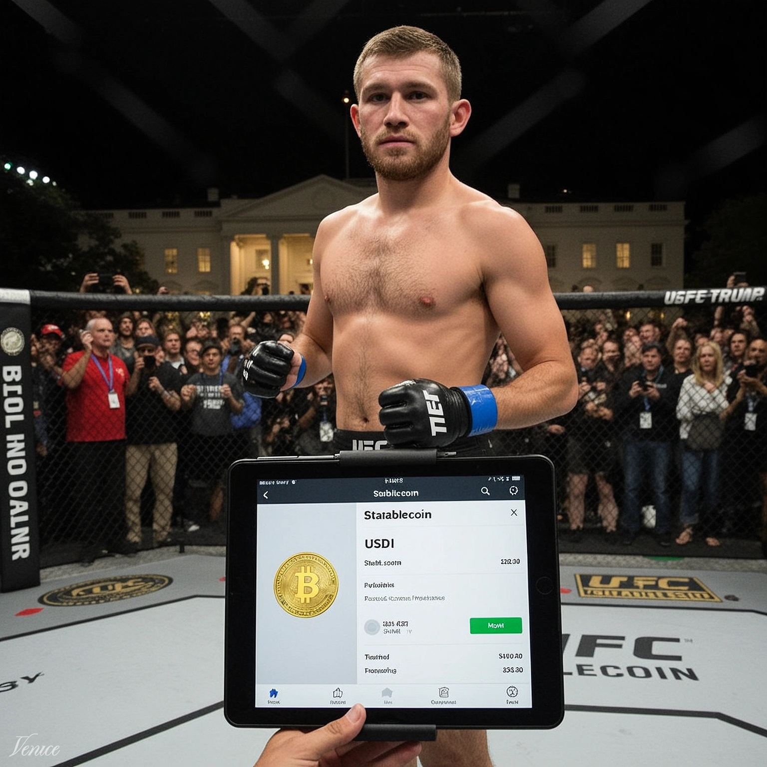 Trump-Linked Stablecoin Used for UFC Bonuses at White House Event
