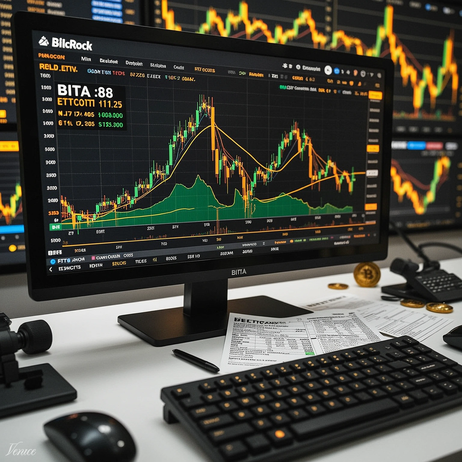 BlackRock Debuts BITA Bitcoin ETF, Trading Partial Upside for Double-Digit Yield