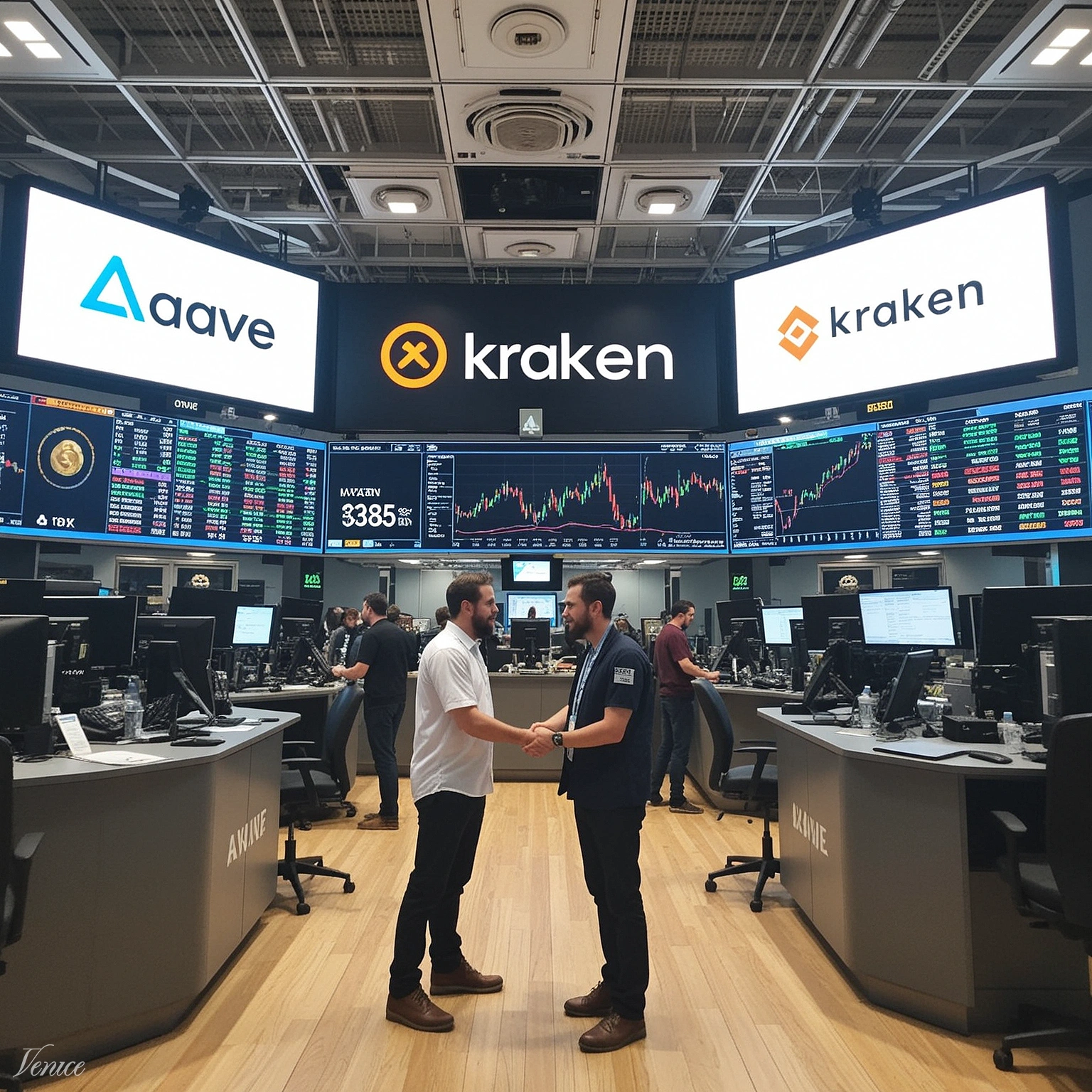 Kraken Eyes 15% Stake in Aave at $385M Valuation